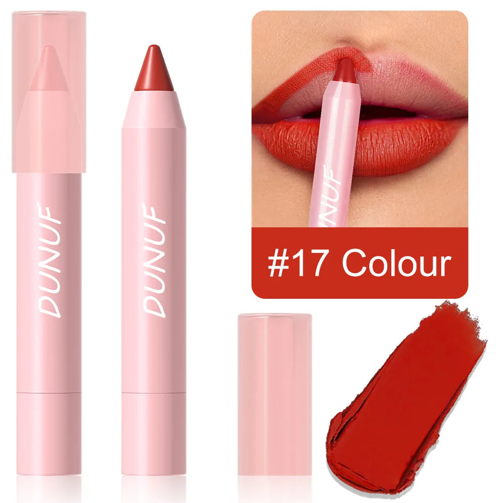 AquaMatte Lip Pencil: Long-Lasting & Non-Stick!