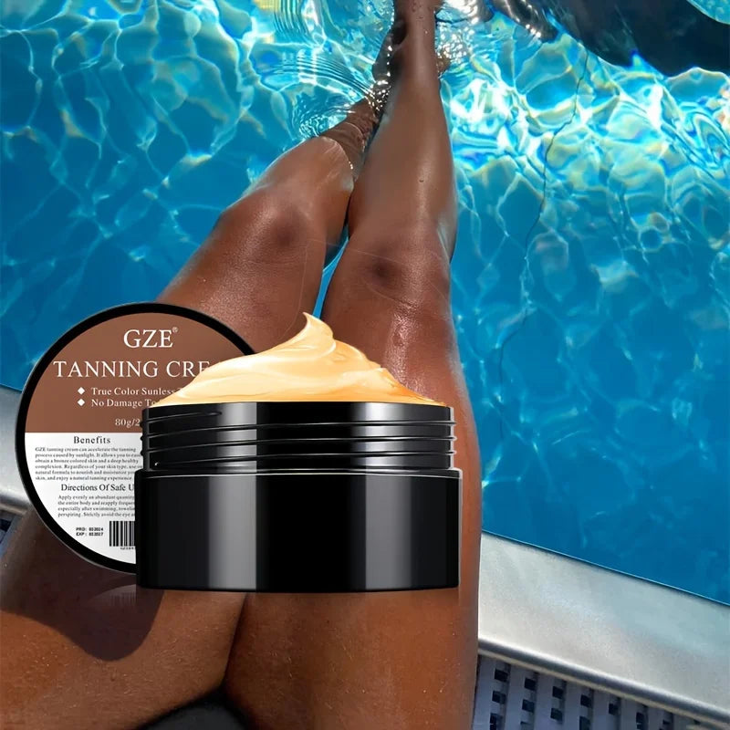 Summer Skin Self-Tanning Cream – Natural Glow Bronzing Lotion for Face & Body (80g)