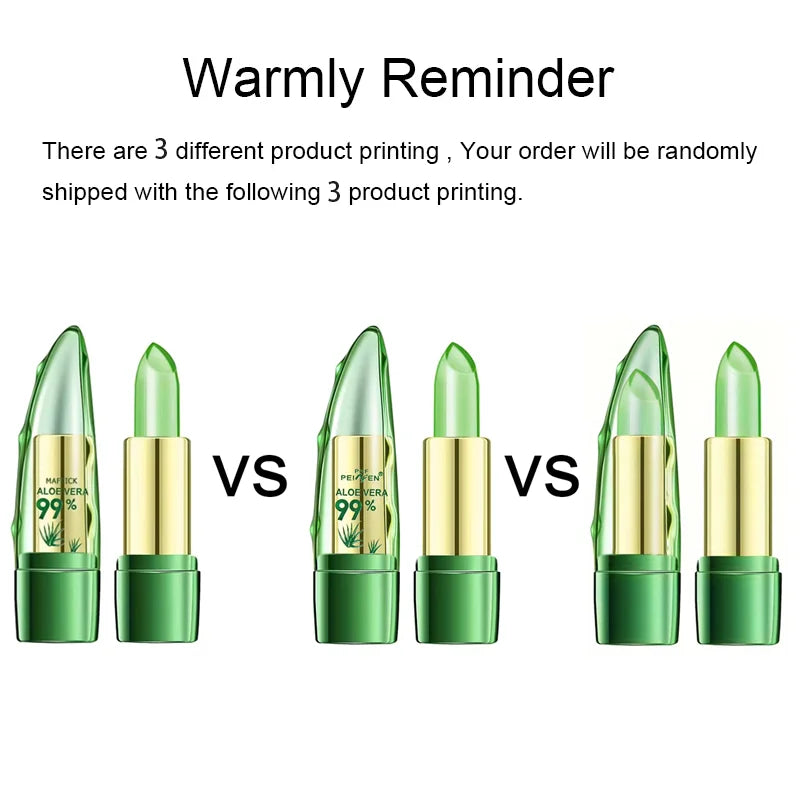 AloeGlow Lip Tint: Moisturizing & Color-Changing Balm