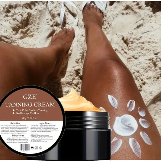 Summer Skin Self-Tanning Cream – Natural Glow Bronzing Lotion for Face & Body (80g)