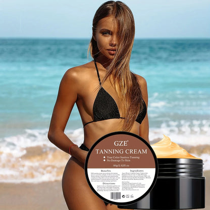 Summer Skin Self-Tanning Cream – Natural Glow Bronzing Lotion for Face & Body (80g)